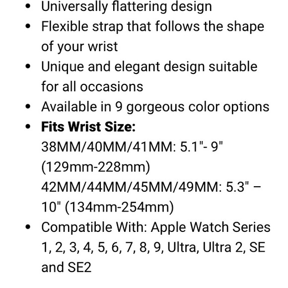 Milanese Braided Stainless Steel Loop Watch Band for Apple Watches. - Picture 11 of 12